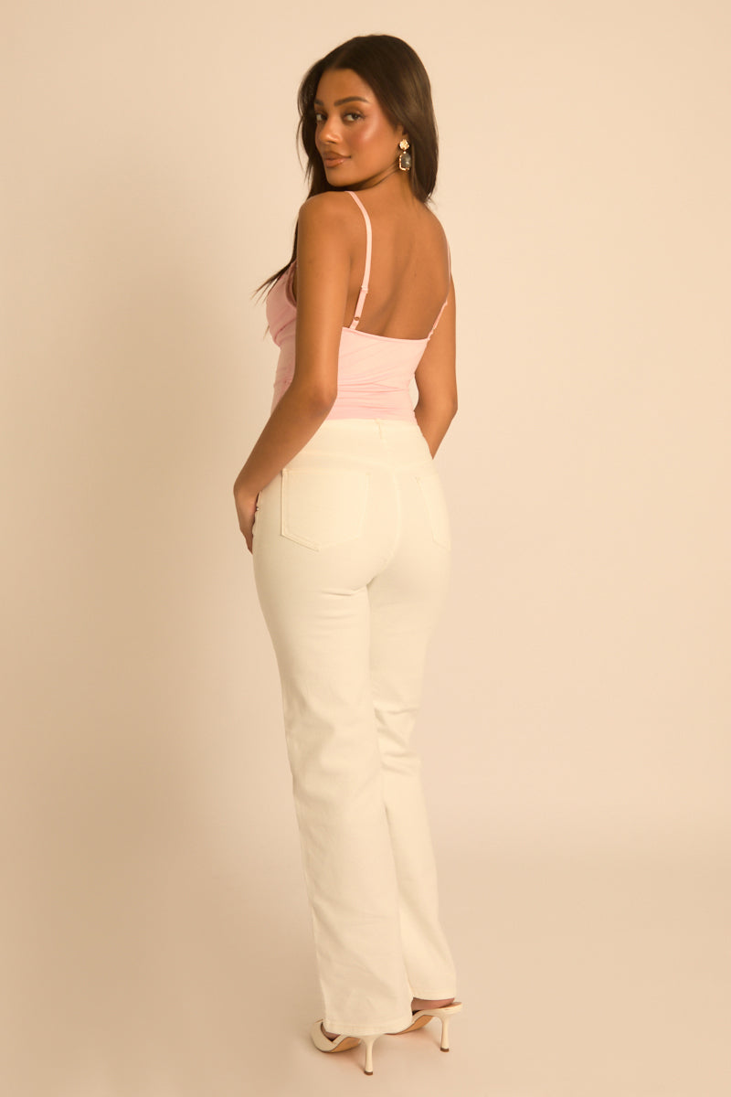 Pink Drape Detail Corset Top - Promise Position 5