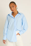 Blue Oversized Shirt - Gayle Position 1