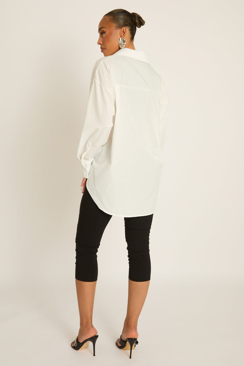 White Oversized Shirt - Gayle Position 5